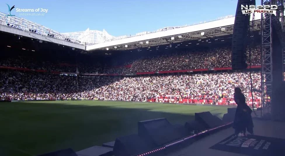Thousands Gather at Old Trafford for NSPPD UK Prayer Conference