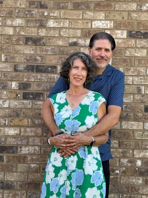 Sarah and Mark Oswalt, founders of Hebrew Shebrew
